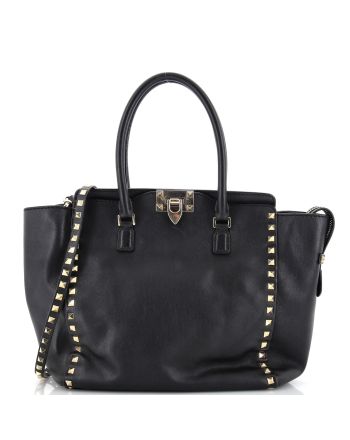 Rockstud Tote Rigid Leather Medium